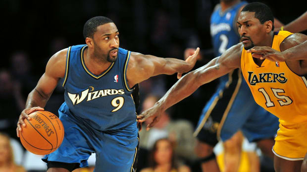 Arenas and Ron Artest